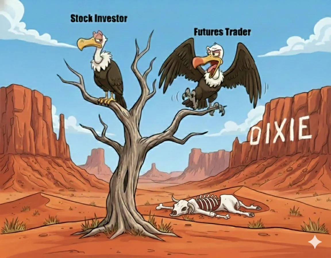 Cartoon: Two vultures on a branch â€