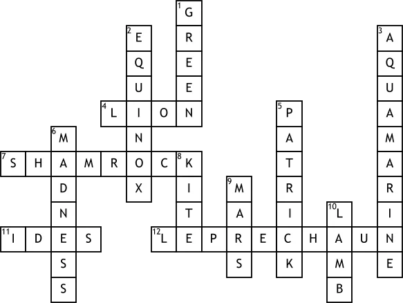 March Madness Crossword Answers
