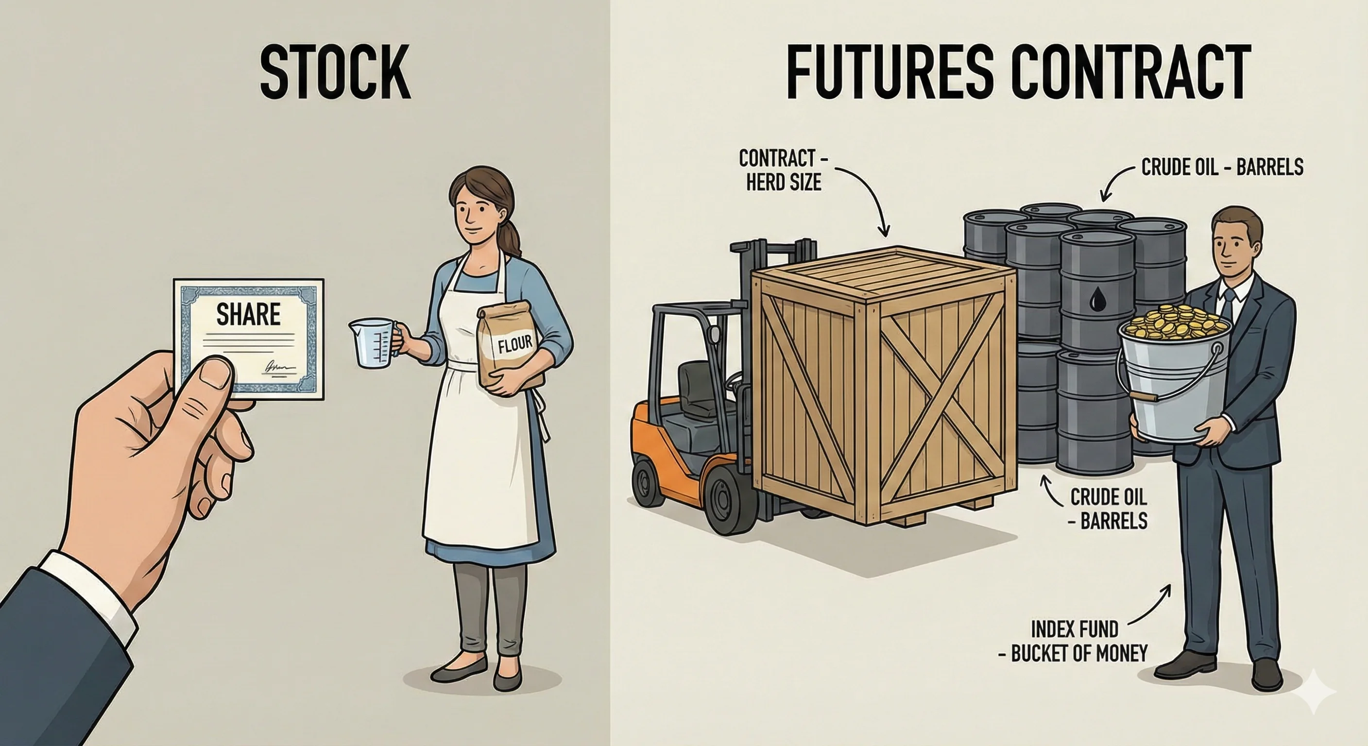 Stock vs Futures Contract â€