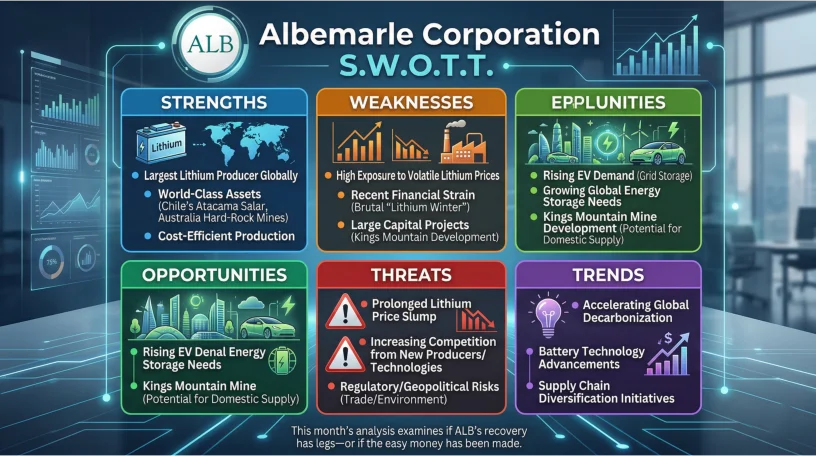 S.W.O.T.T. Report — Strengths, Weaknesses, Opportunities, Threats & Technicals