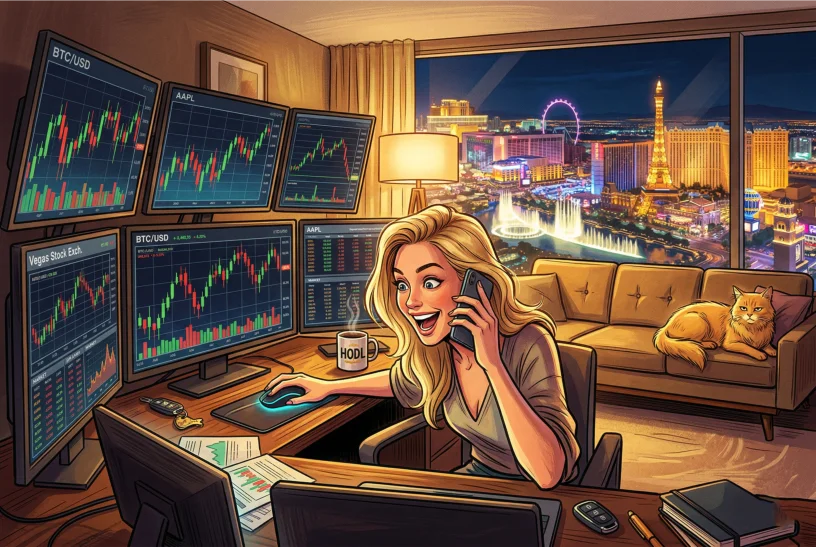 Claire Kristensen calling Aiden after her first crude oil trade